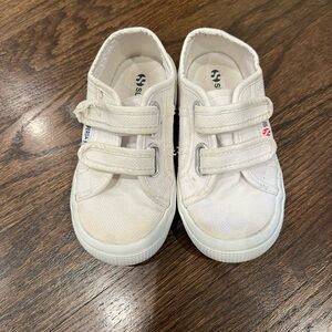 Stylish Kids White Sneakers Superga 10.5